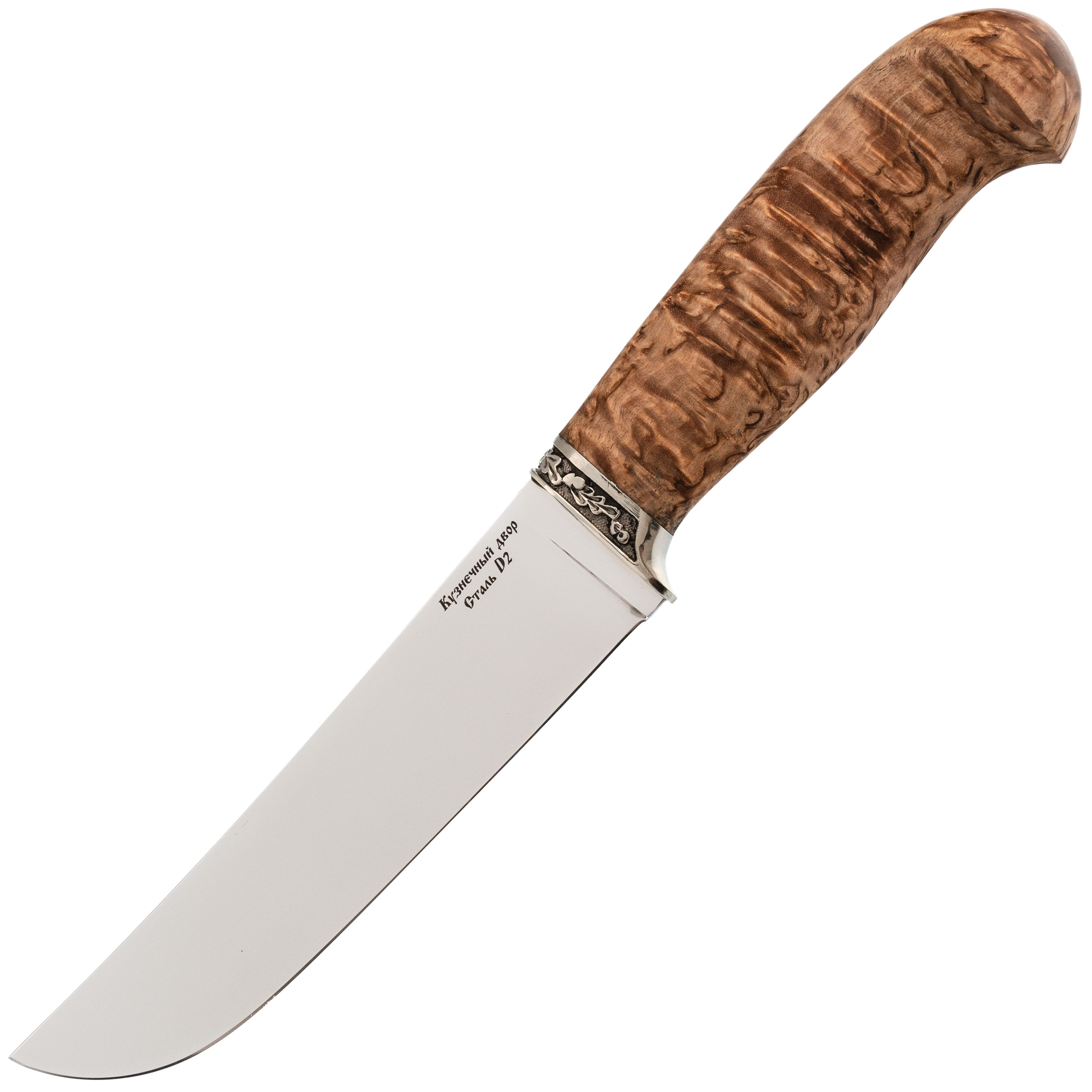 Нож Узбек, сталь D2, рукоять карельская береза нож охотник сталь m398 рукоять карельская береза