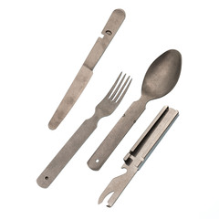 Фото Набор столовых приборов походный