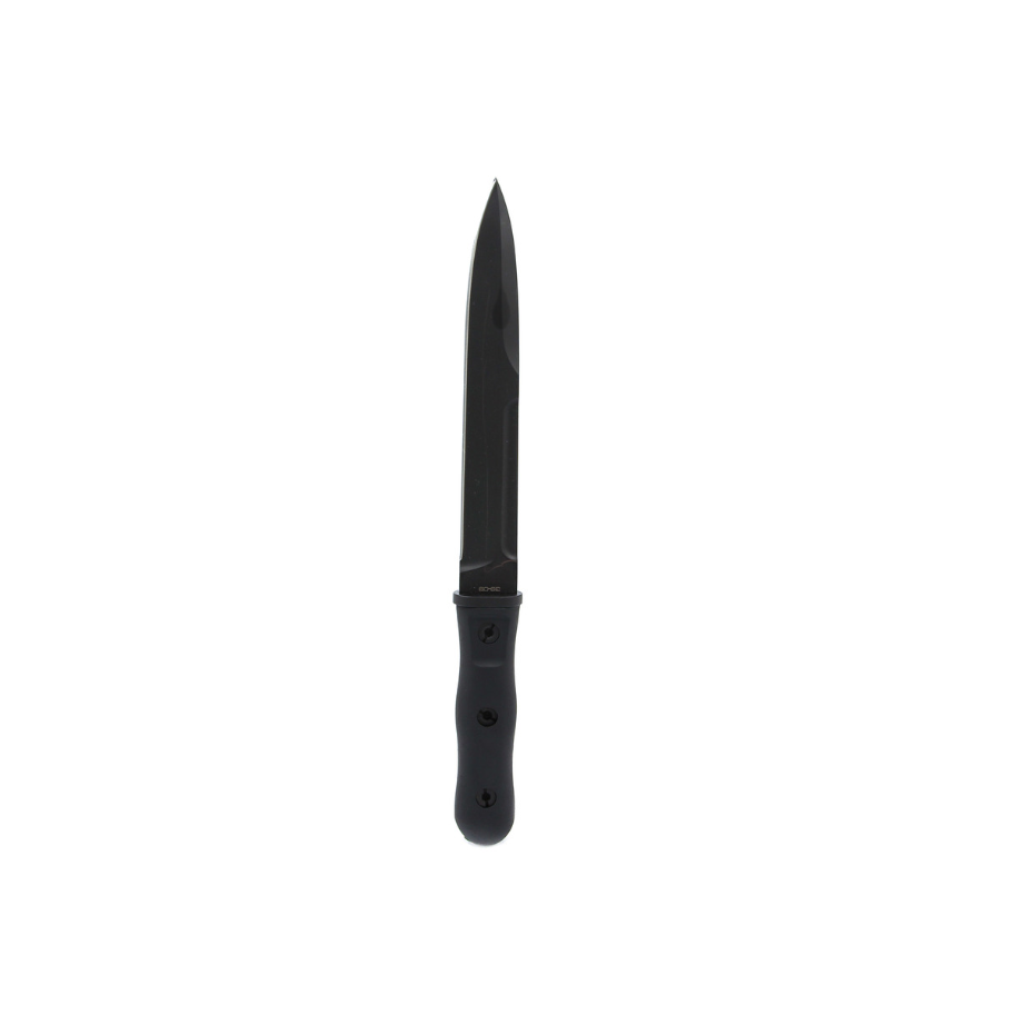 Нож с фиксированным клинком 39-09 C.O.F.S. Operativo Black (Single Edge), сталь Bhler N690, рукоять пластик - фото 5