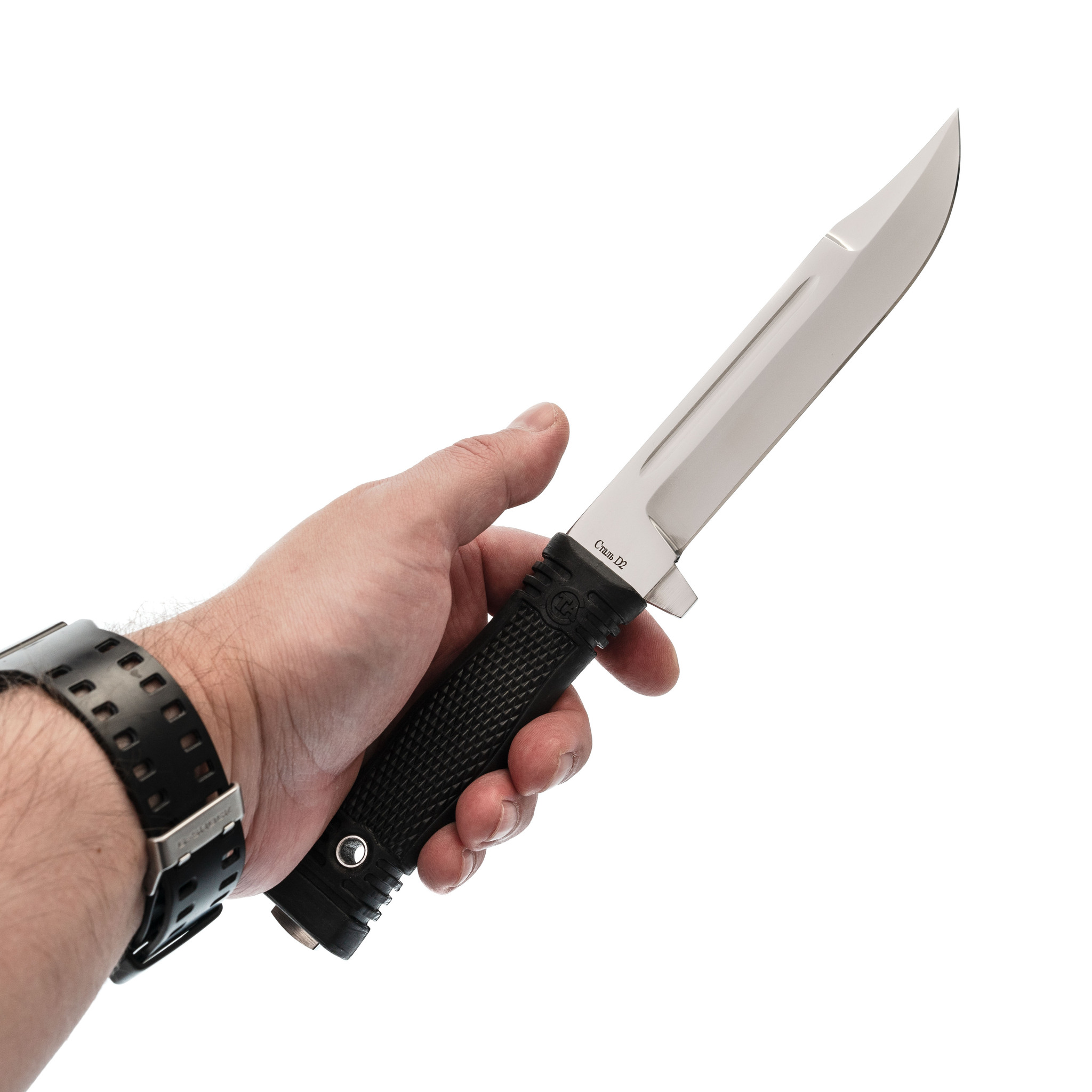 Нож Атаман-1, сталь D2, рукоять резина - фото 4