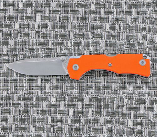 Нож складной Fantoni, Hide Folder, Tommaso Rumici Design, FAN/HIDEFdSwOr, сталь CPM-S30V, рукоять микарта, оранжевый от Ножиков