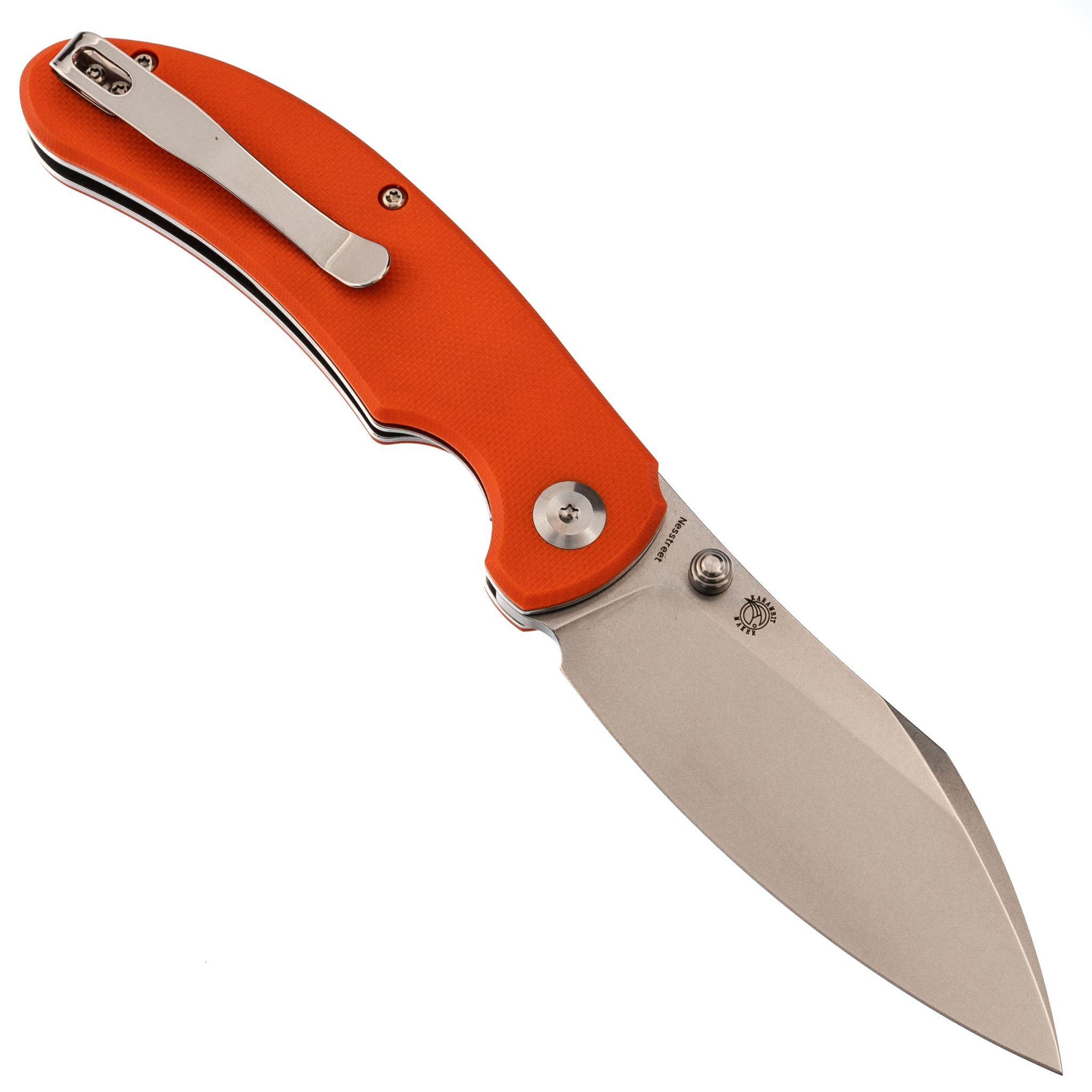 Складной нож Kansept knives Nesstreet, сталь CPM-S35VN, оранжевая G10 - фото 3