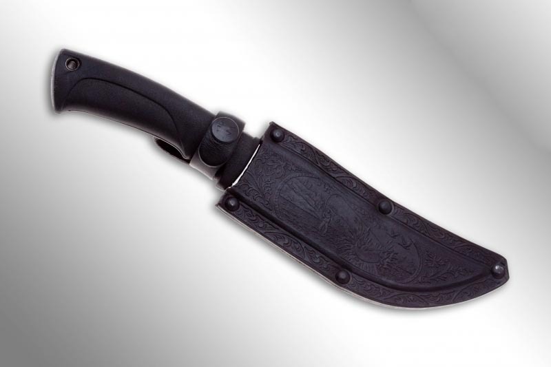 Нож Рыбак-2 черный, Кизляр - фото 2