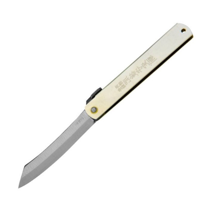 Нож складной Higonokami, сталь AoGami 3 слоя, рукоять нержавеющая сталь