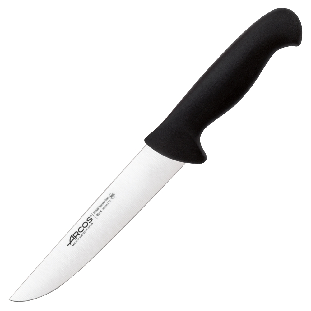 Нож для разделки 2900 291625, 180 мм, черный
