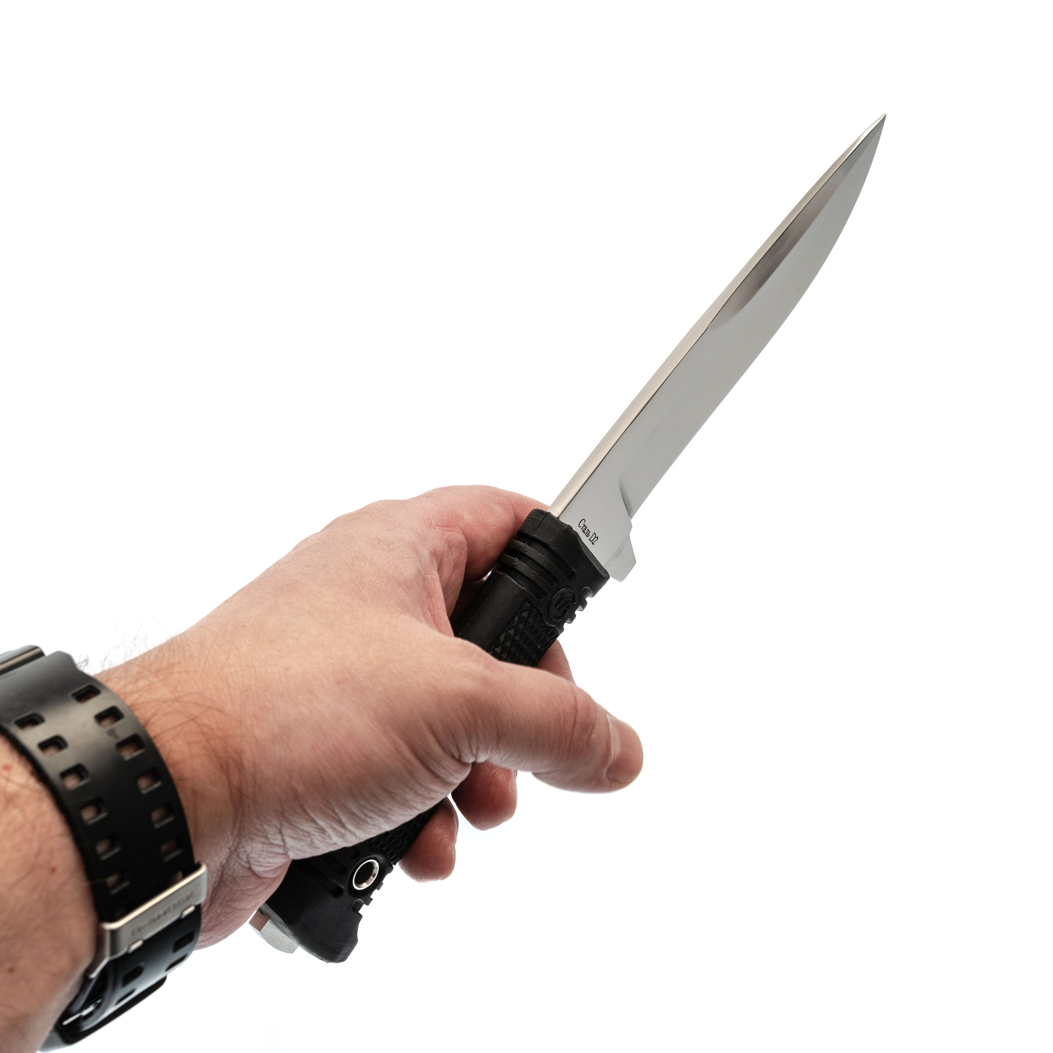 Нож Ефрейтор, сталь D2, резина - фото 4