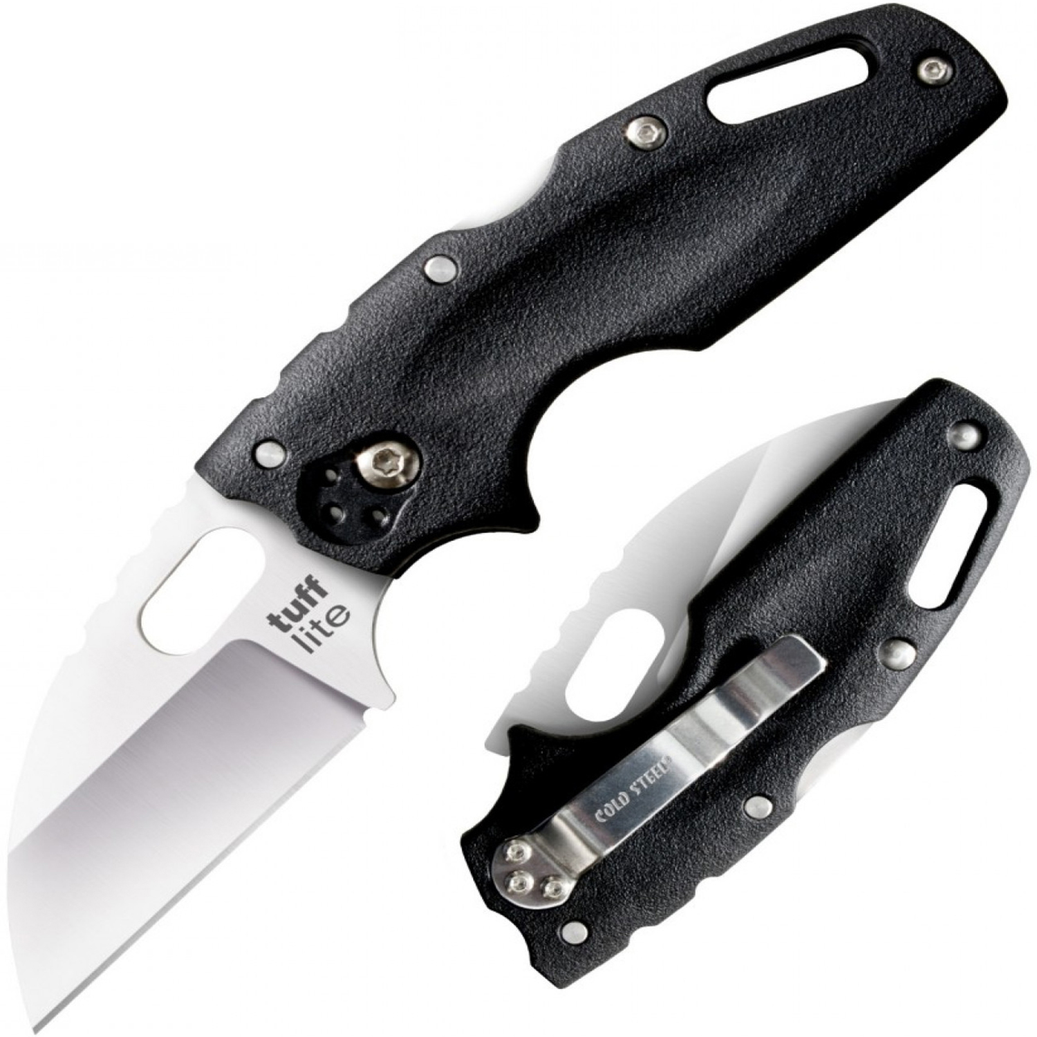 Нож складной Cold Steel Tuff Lite, сталь AUS-8A, рукоять grivory, black темляк длинный для ножа с бусиной obereg lite b r