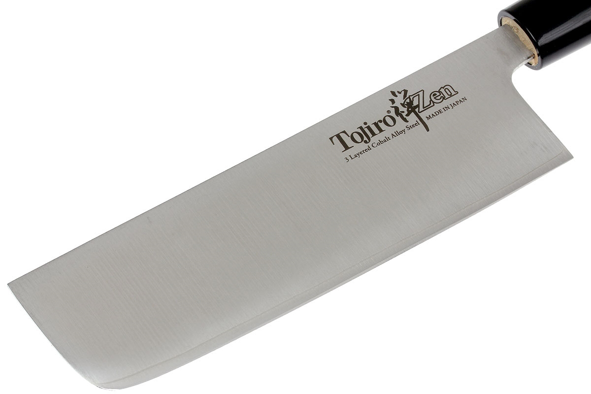 фото Кухонный нож для овощей накири, zen, tojiro, fd-568, сталь vg-10, в картонной коробке