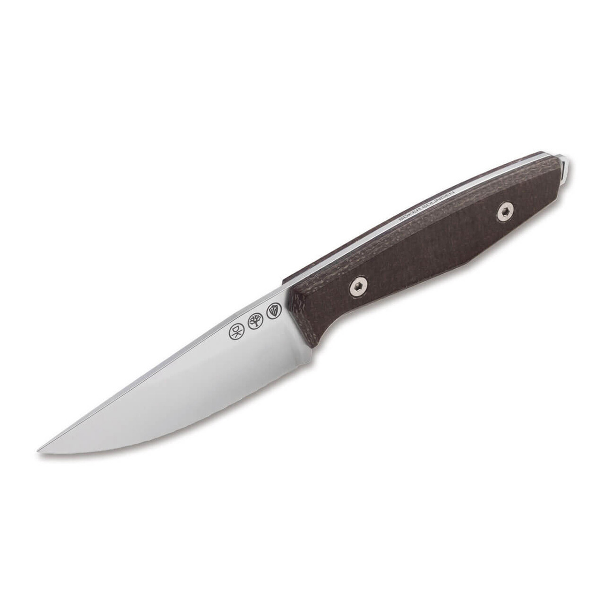 Нож с фиксированным клинком Boker Daily Knives AK1 Droppoint, сталь RWL 34, рукоять микарта от Ножиков