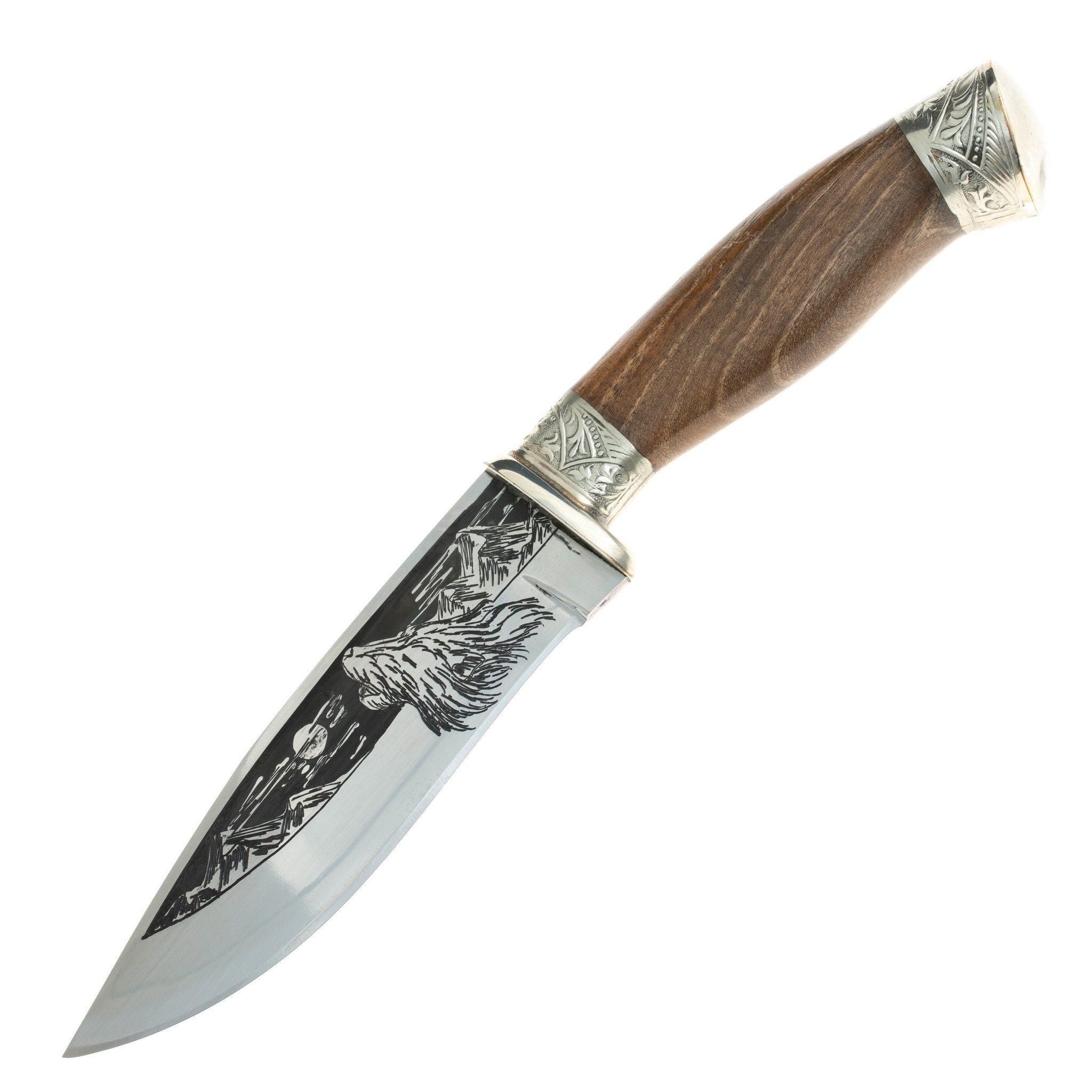 Нож Сафари-1, Кизляр СТО, сталь 65х13, гарда - фото 1