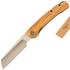 Фото Складной нож Petrified Fish Scholar, сталь 154CM, рукоять оливковое дерево