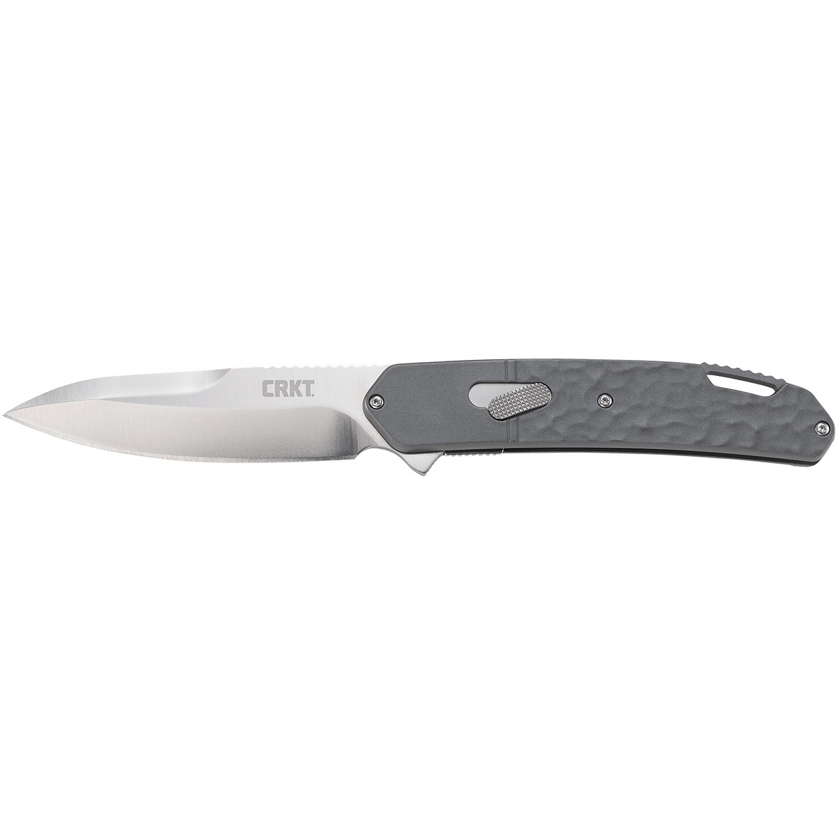Складной нож CRKT Bona Fide Silver, сталь D2, рукоять алюминиевый сплав