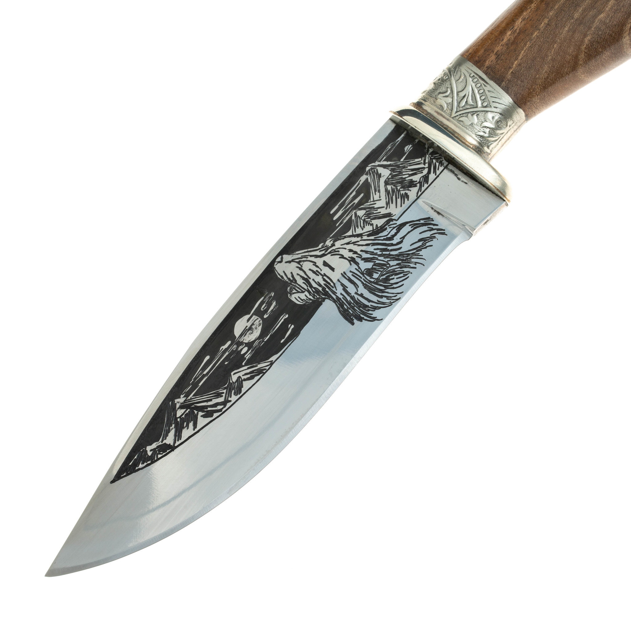 Нож Сафари-1, Кизляр СТО, сталь 65х13, гарда - фото 4