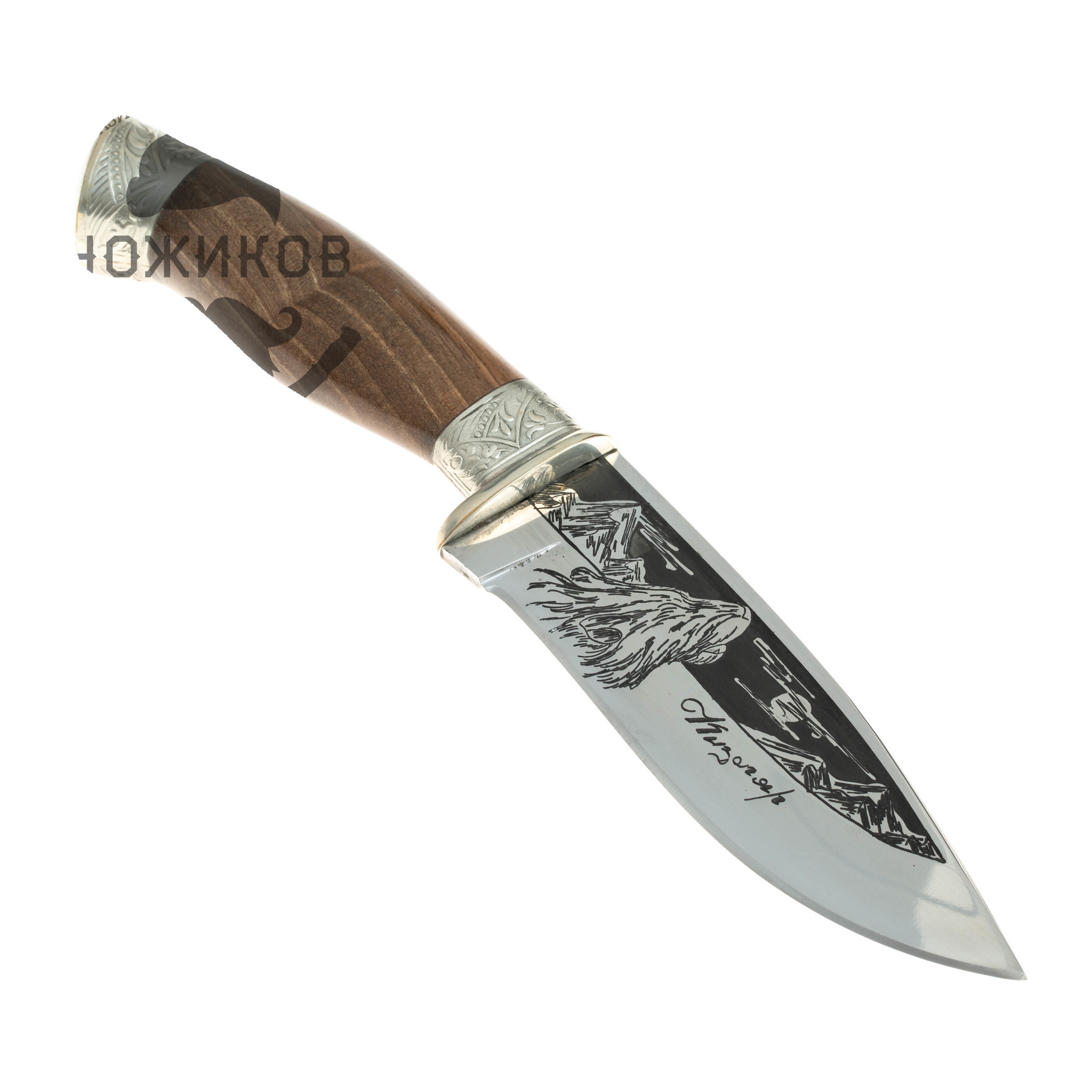 Нож Сафари-1, Кизляр СТО, сталь 65х13, гарда - фото 5