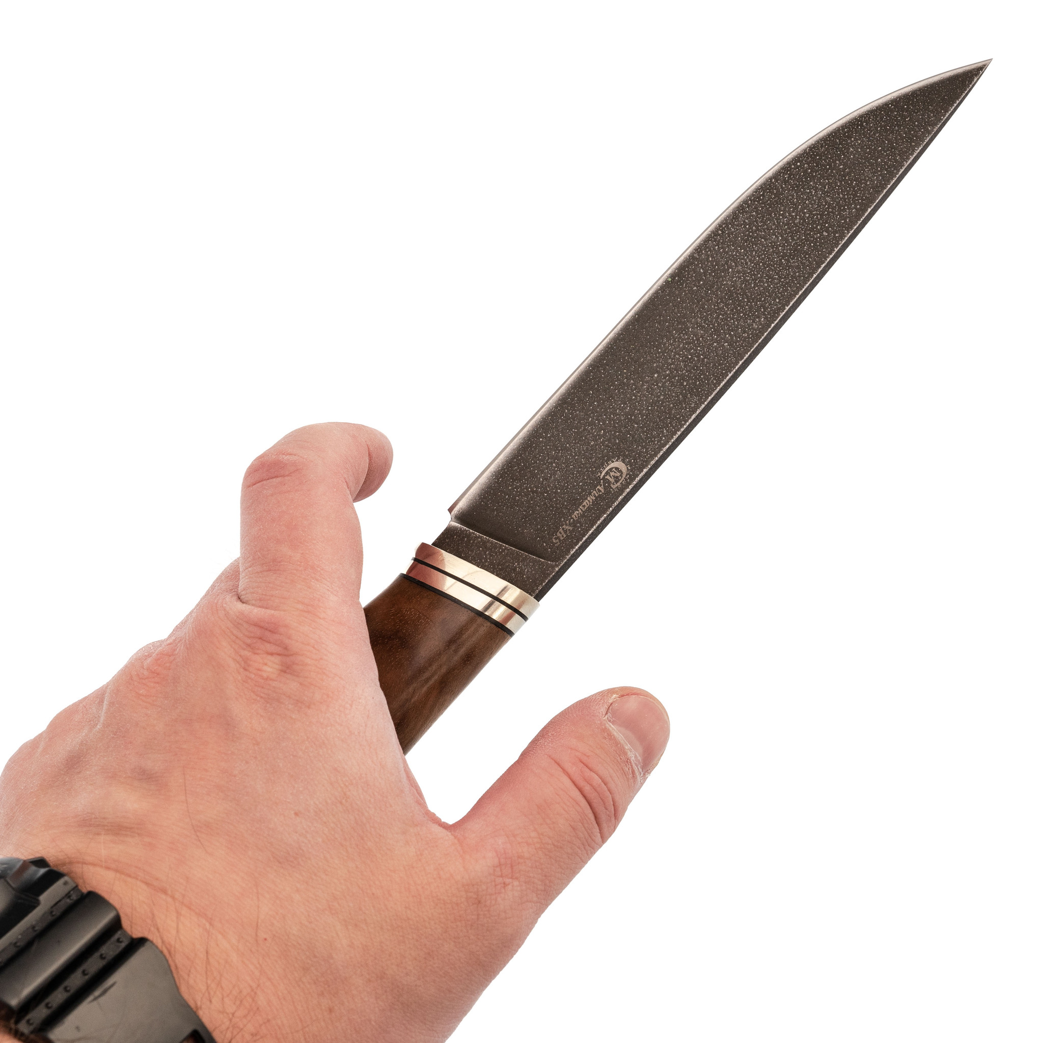 Нож Пантера, сталь ХВ-5, рукоять орех - фото 5