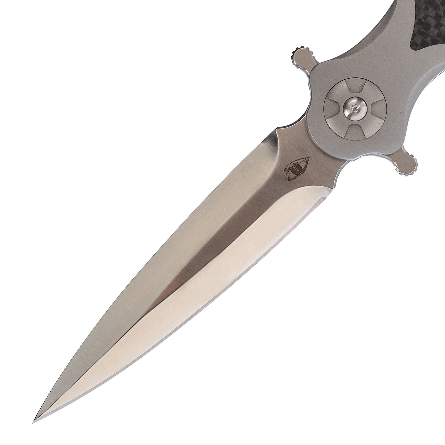 Складной нож Магистр 1-1, сталь D2, вставка карбон - фото 2
