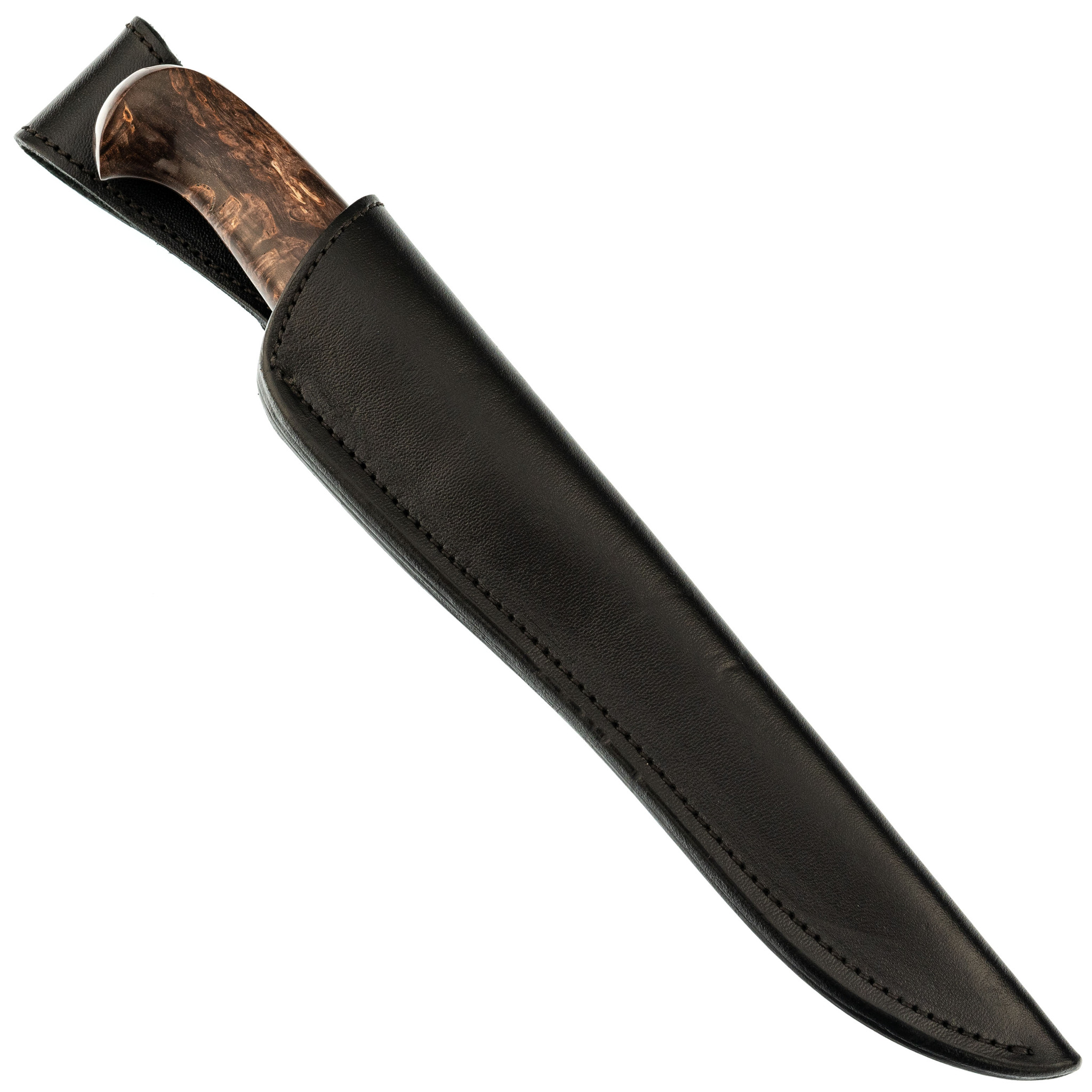 Нож Финка, сталь D2, рукоять карельская береза - фото 6