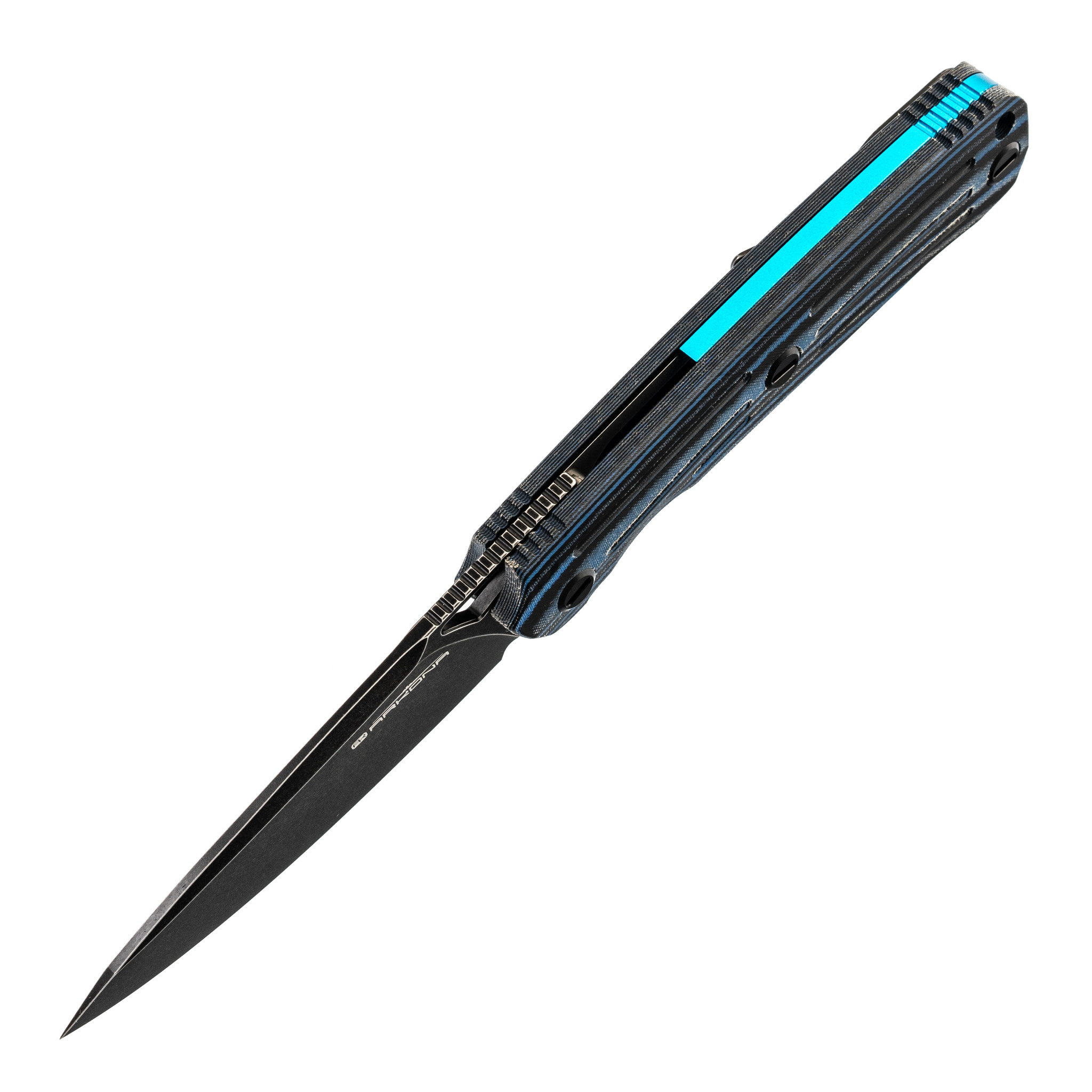 Складной нож Arkona Nettle F, сталь K110, рукоять синяя микарта от Ножиков