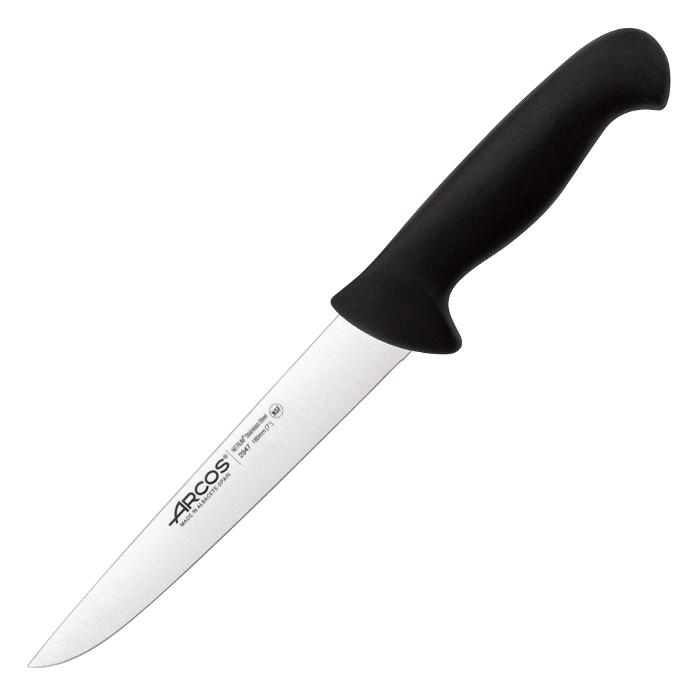 Нож для мяса 2900 294725, 180 мм, черный