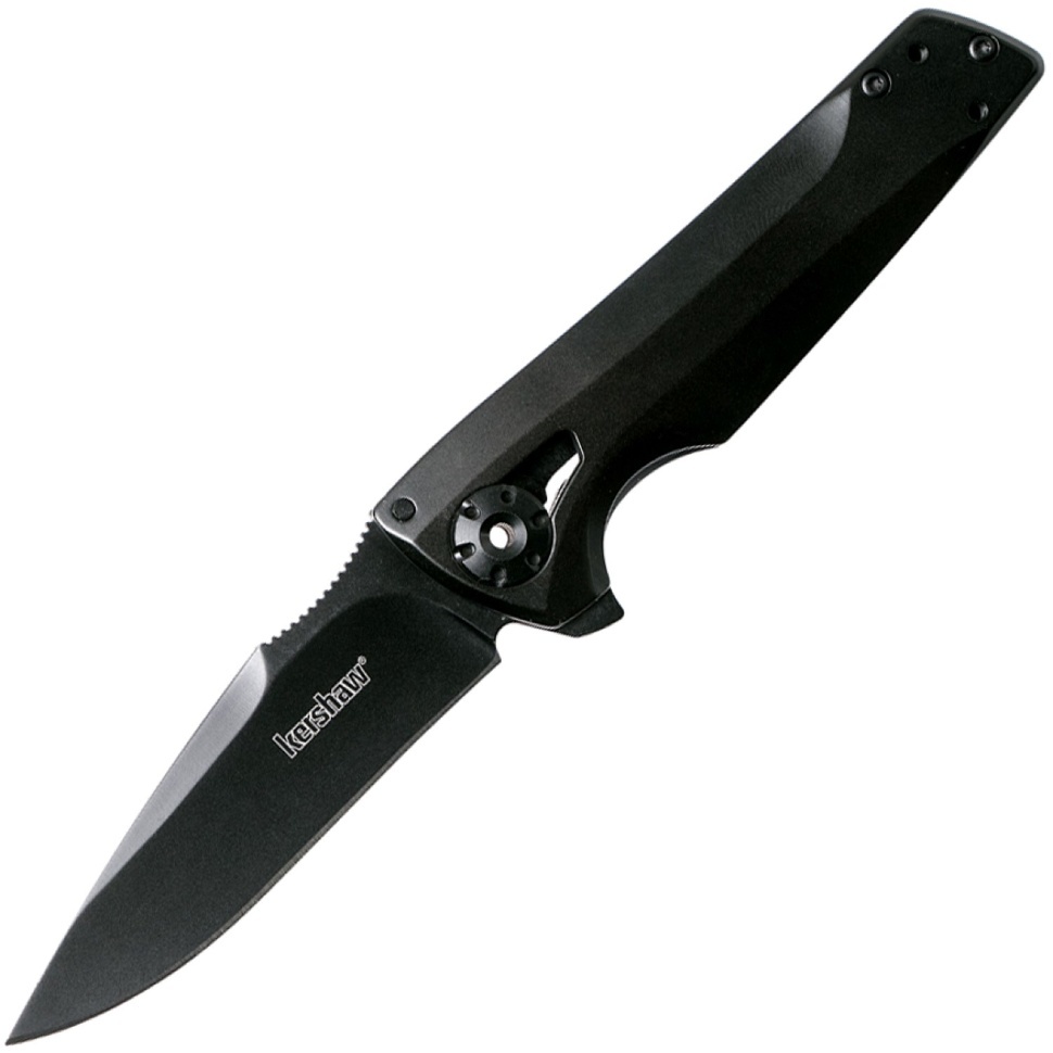 Складной нож Flythrough KERSHAW 1988, сталь 8Cr13MoV, рукоять нержавеющая сталь - фото 3