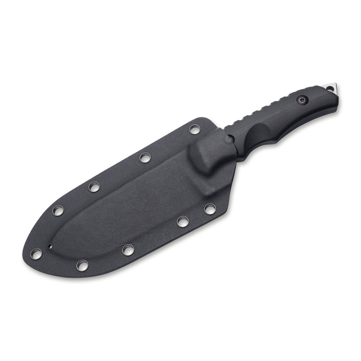 фото Нож с фиксированным клинком boker hermod 2.0, сталь d2, рукоять g10