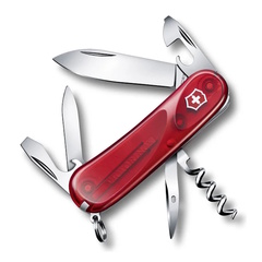 Фото Нож перочинный Victorinox Evolution 10.600 2.3803.ET 85мм 13 функций полупрозрачный красный