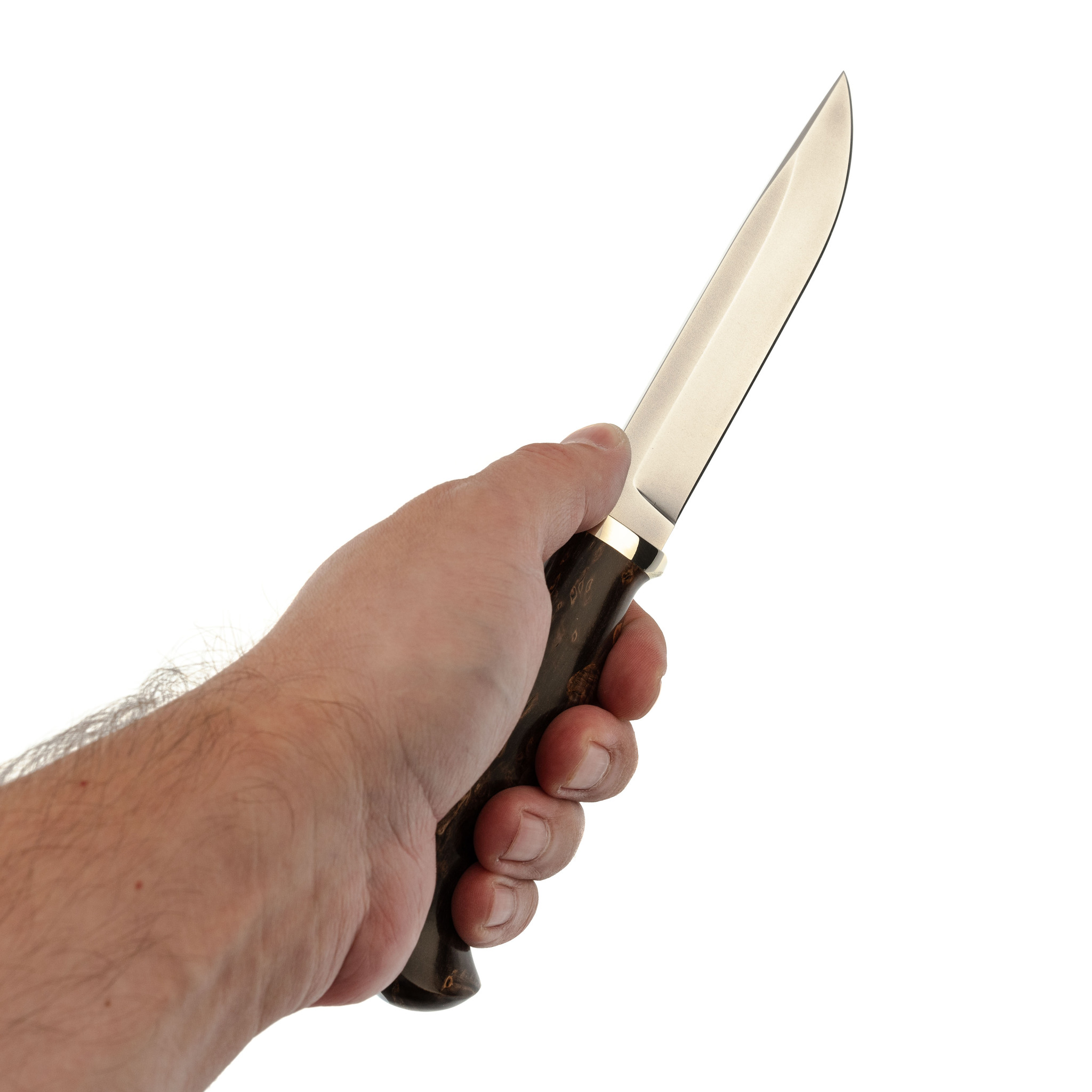 Нож Финка, сталь D2, рукоять карельская береза - фото 4