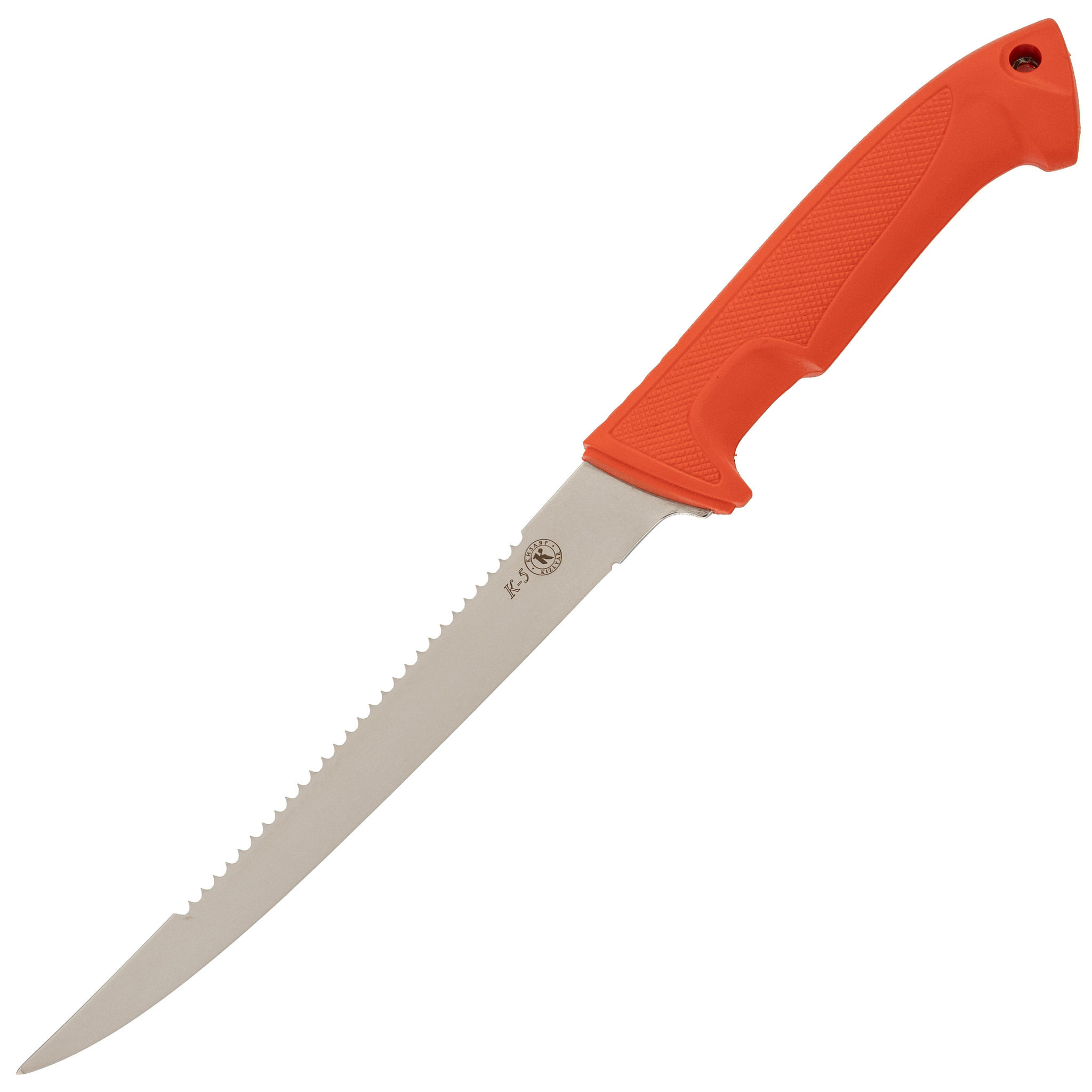 Нож филейный К-5, сталь AUS-8, Кизляр, Оранжевый - фото 1