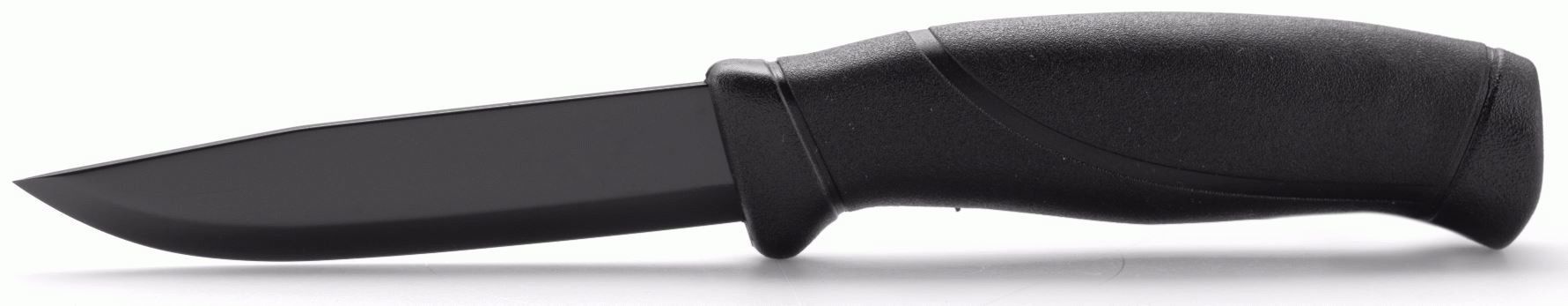 Нож с фиксированным лезвием Morakniv Companion Tactical BlackBlade, сталь Sandvik 12С27, рукоять эластомер - фото 4