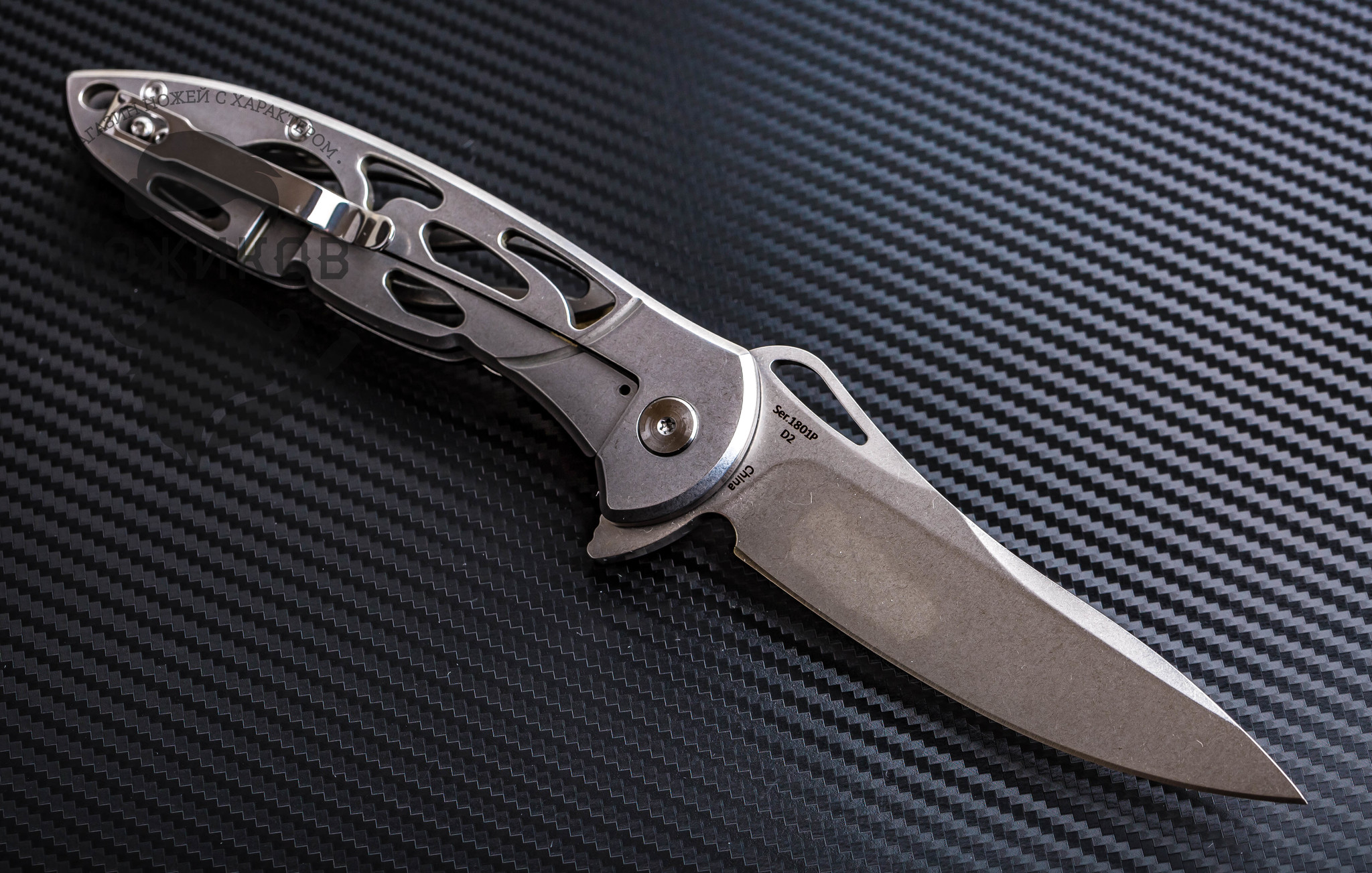 Складной нож Artisan Hoverwing, сталь D2, сталь - фото 5