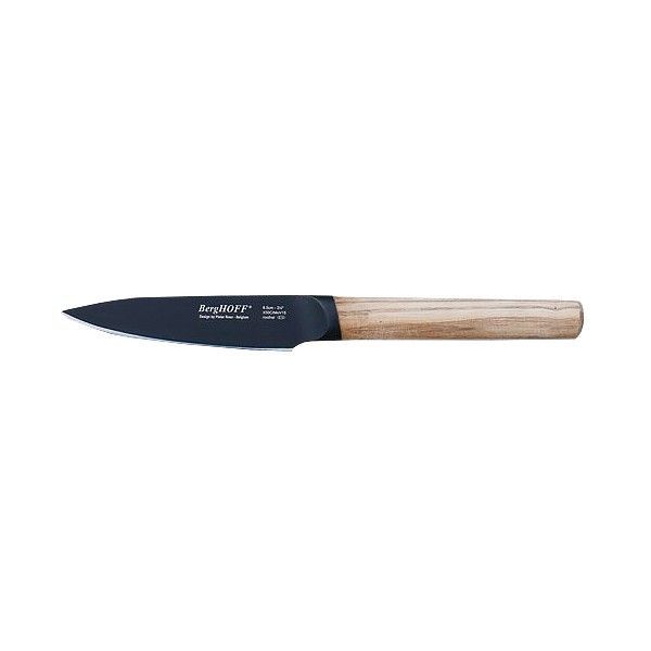 Нож для овощей Ron 85 мм, BergHOFF, 3900018, сталь X30Cr13, дерево, коричневый