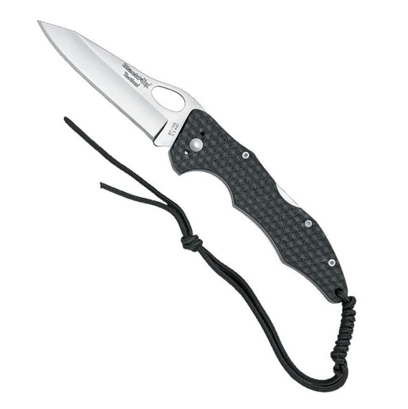 Складной нож Fox Blackfox Tactical, сталь 440А, рукоять стеклотекстолит G-10, чёрный - фото 2