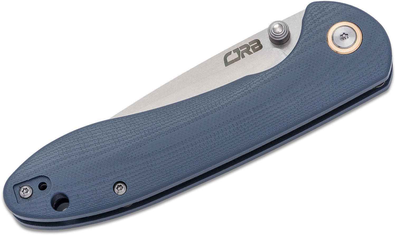 фото Складной нож cjrb feldspar, сталь d2, g10, синий cjrb cutlery