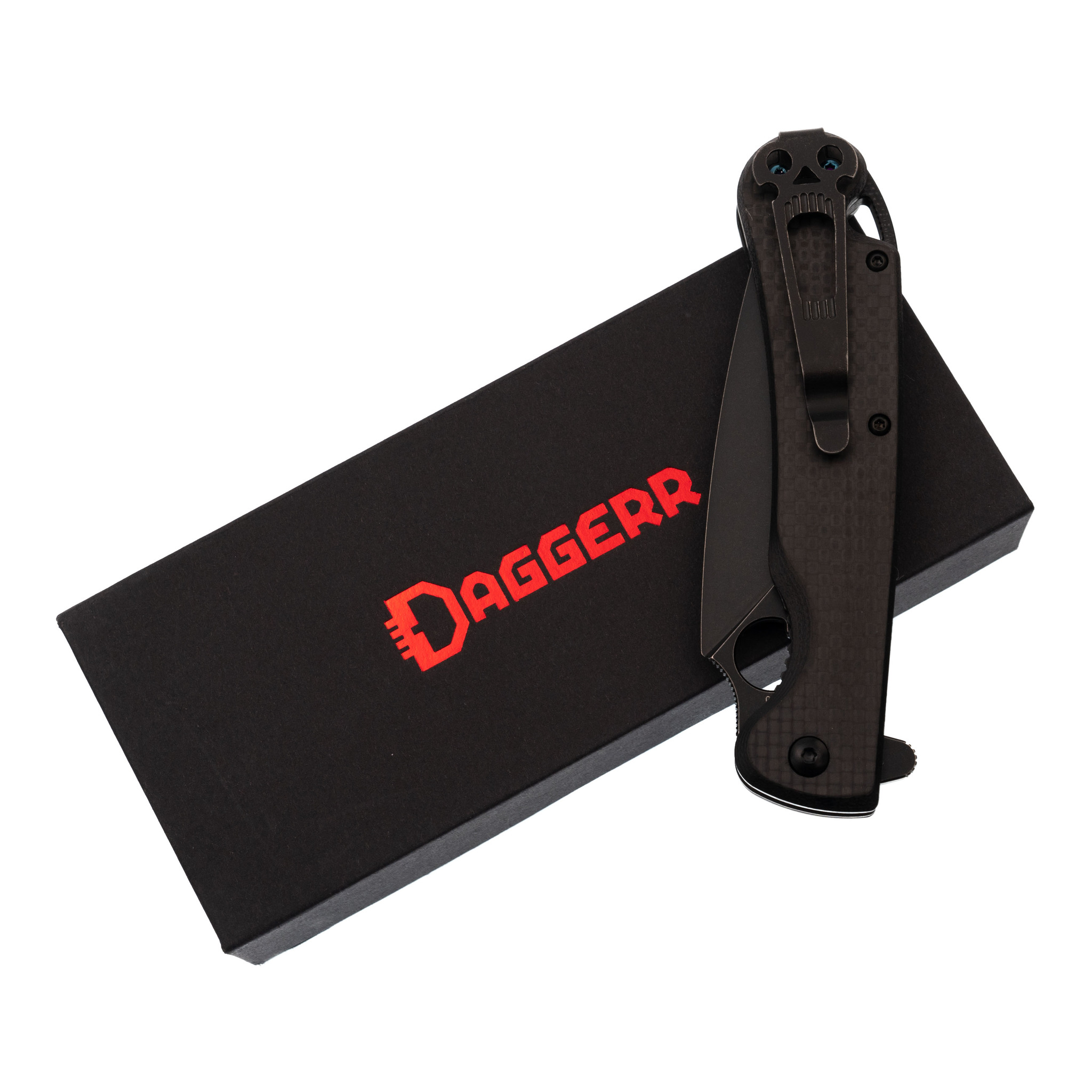 Складной нож Daggerr Arrow Flipper Carbon Fiber, сталь D2 - фото 10