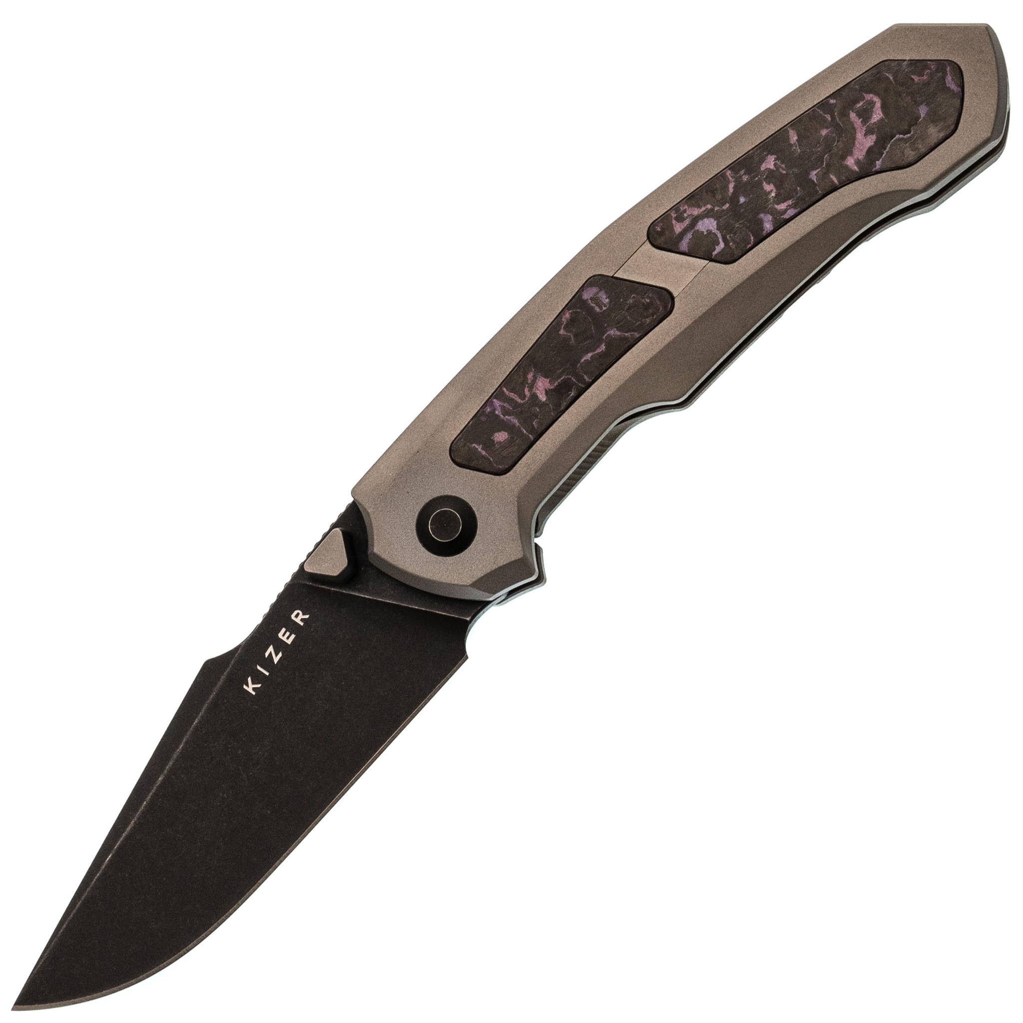 

Складной нож Kizer Feweed, сталь S35VN, рукоять карбон/титан