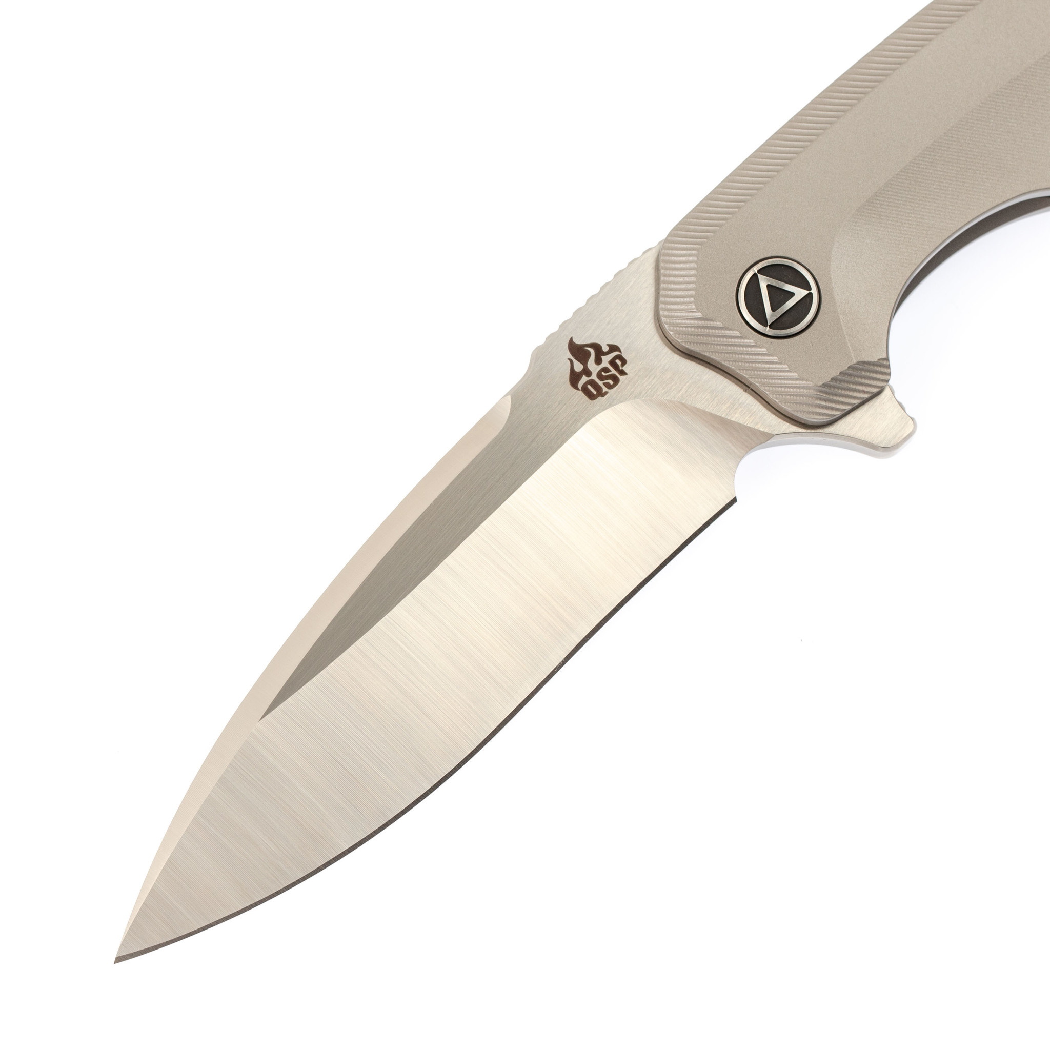 Складной нож II Woodpecker, M390, титан - фото 2