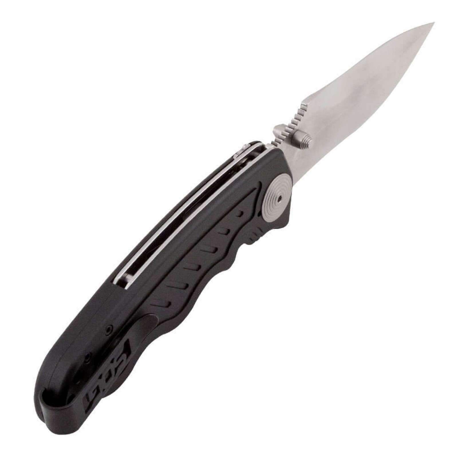 Складной нож Zoom - SOG ZM1011, сталь лезвия AUS-8 Satin Polished, рукоять алюминий, чёрный - фото 7