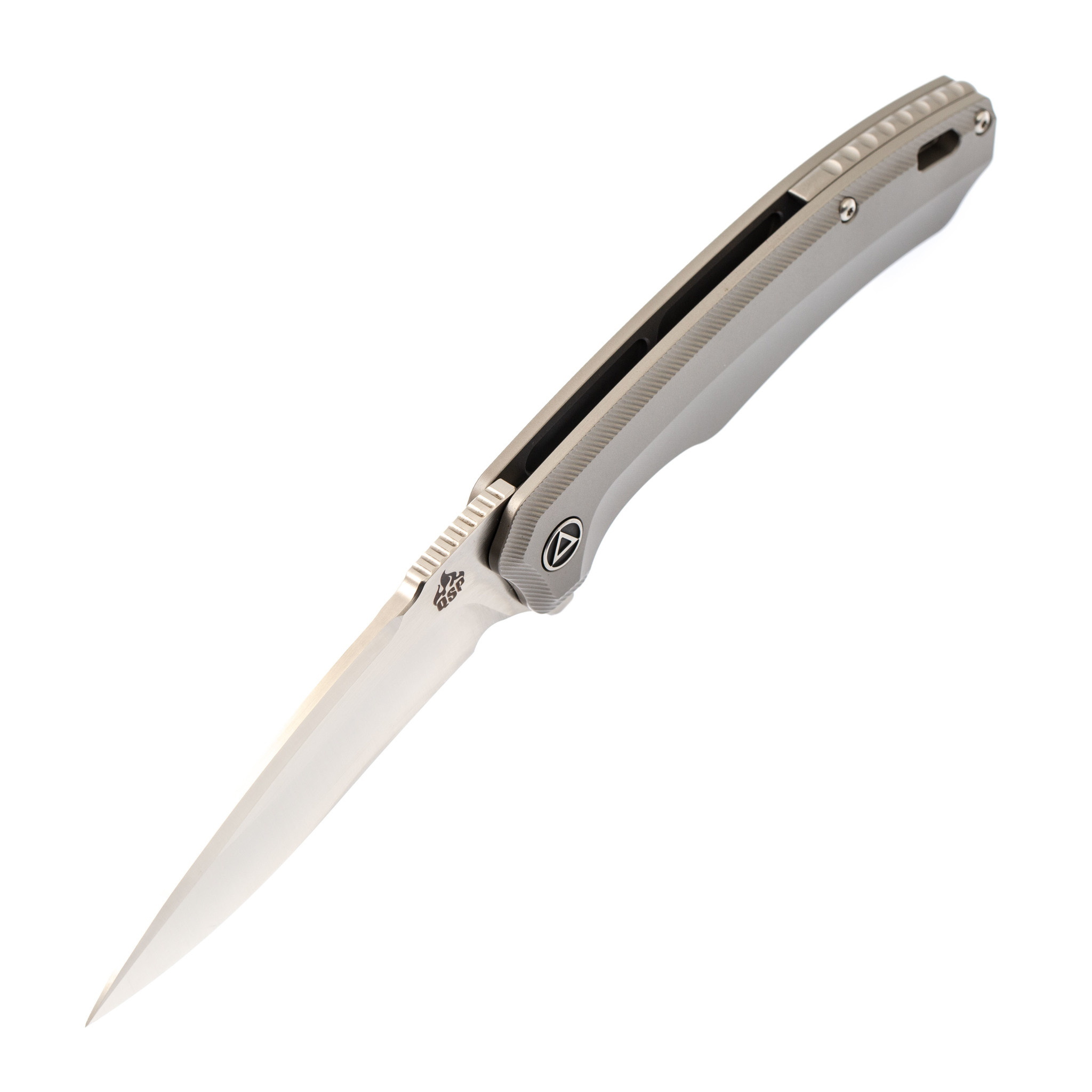 Складной нож II Woodpecker, M390, титан - фото 5