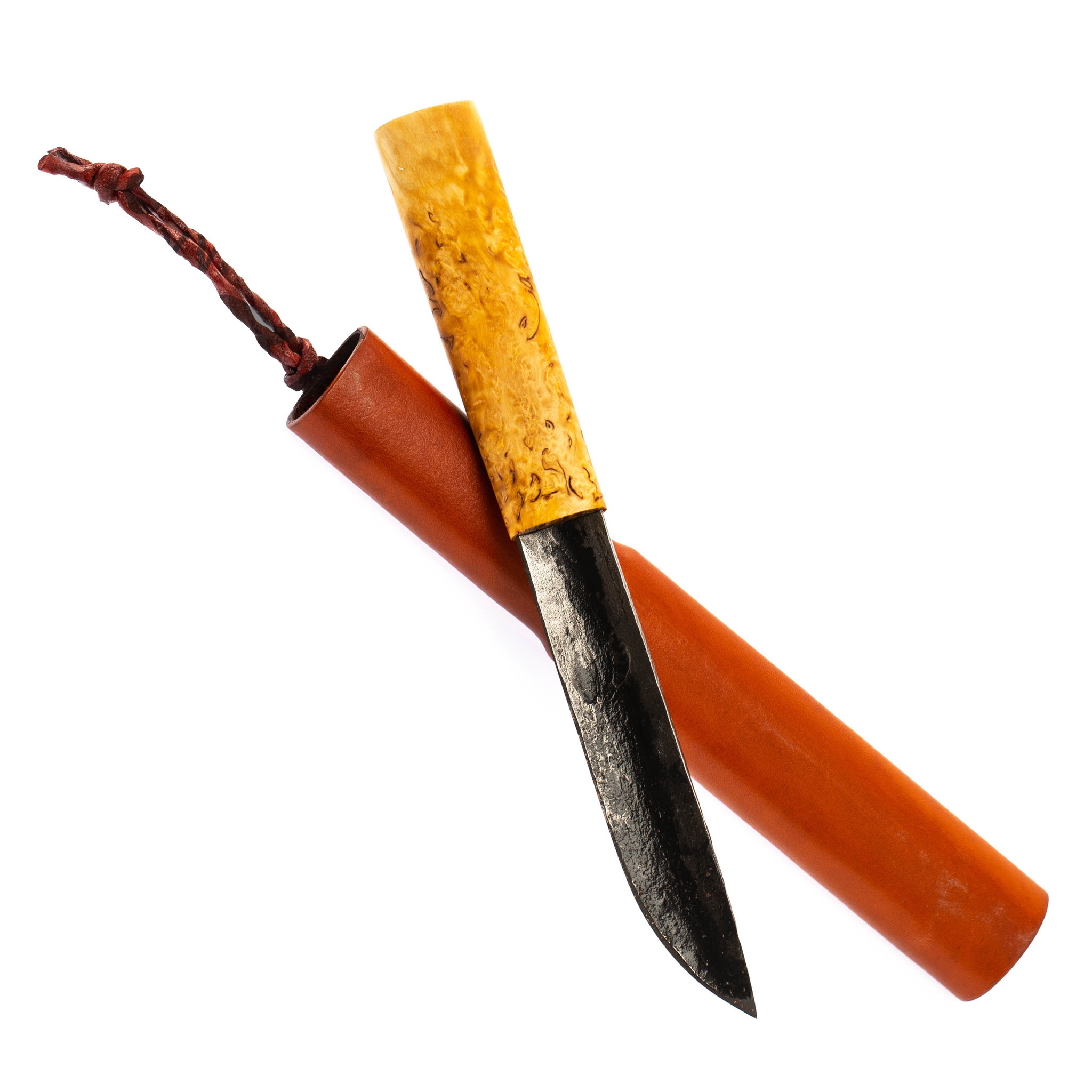 Нож Лиман-Якут, Х12МФ, карельская береза - фото 5