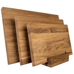 Фото Комплект из 3-х разделочных досок Woodinhome CB002ONKIT3, дуб