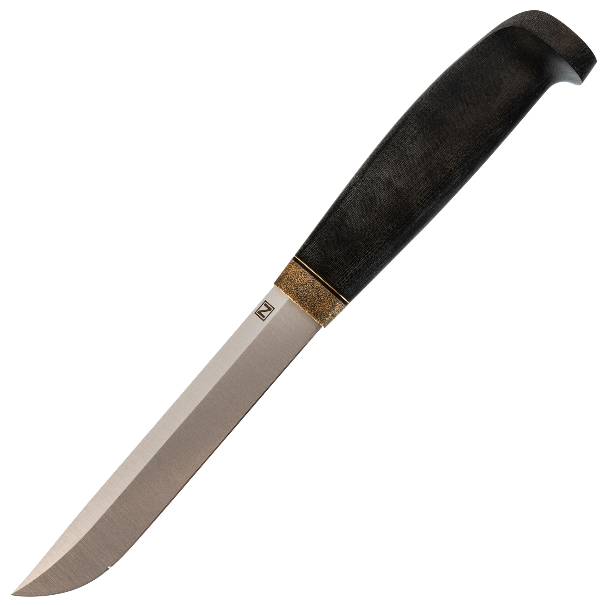 Нож Финка, сталь M390, рукоять микарта, черный