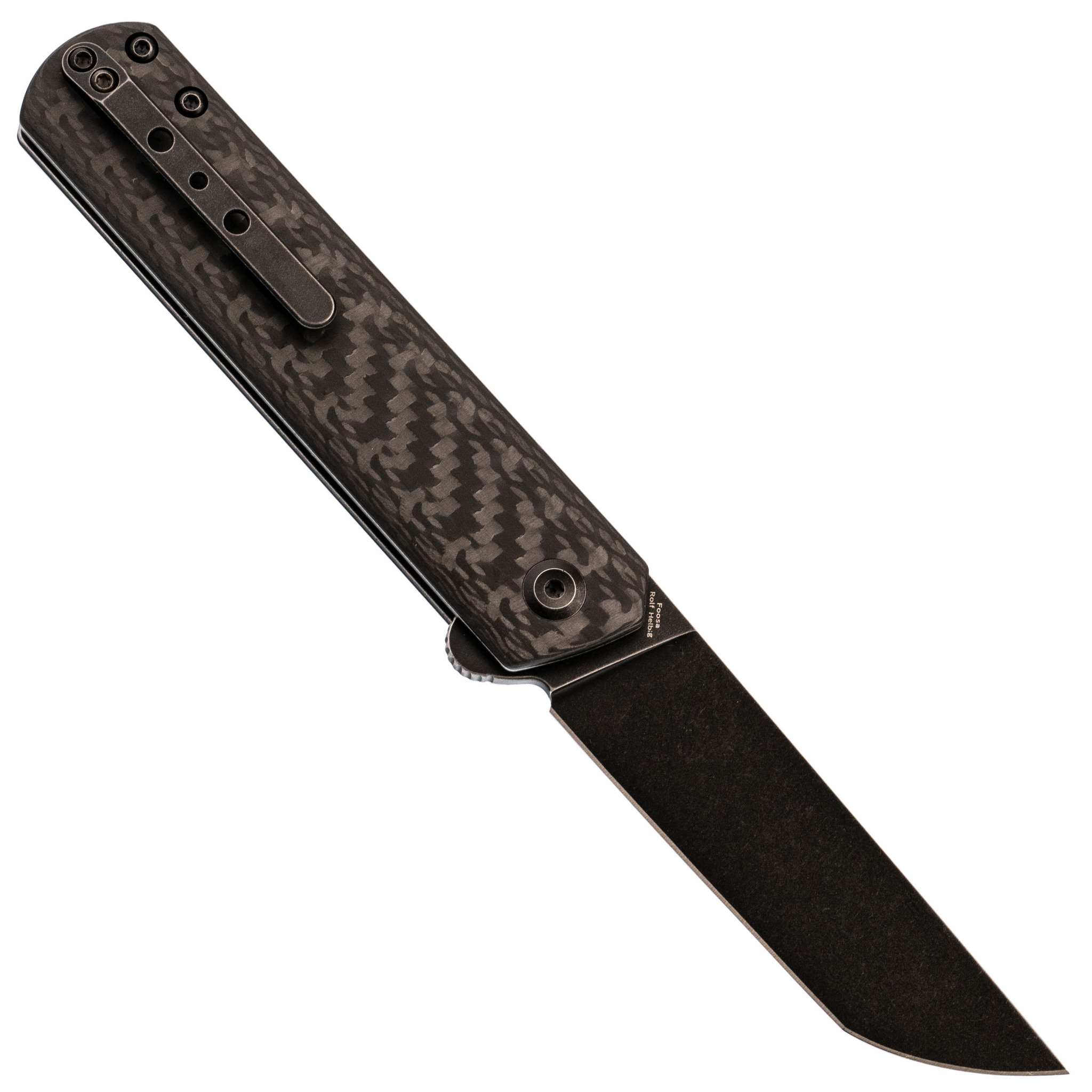 Складной нож Kansept knives Foosa, сталь 154CM, карбон - фото 3