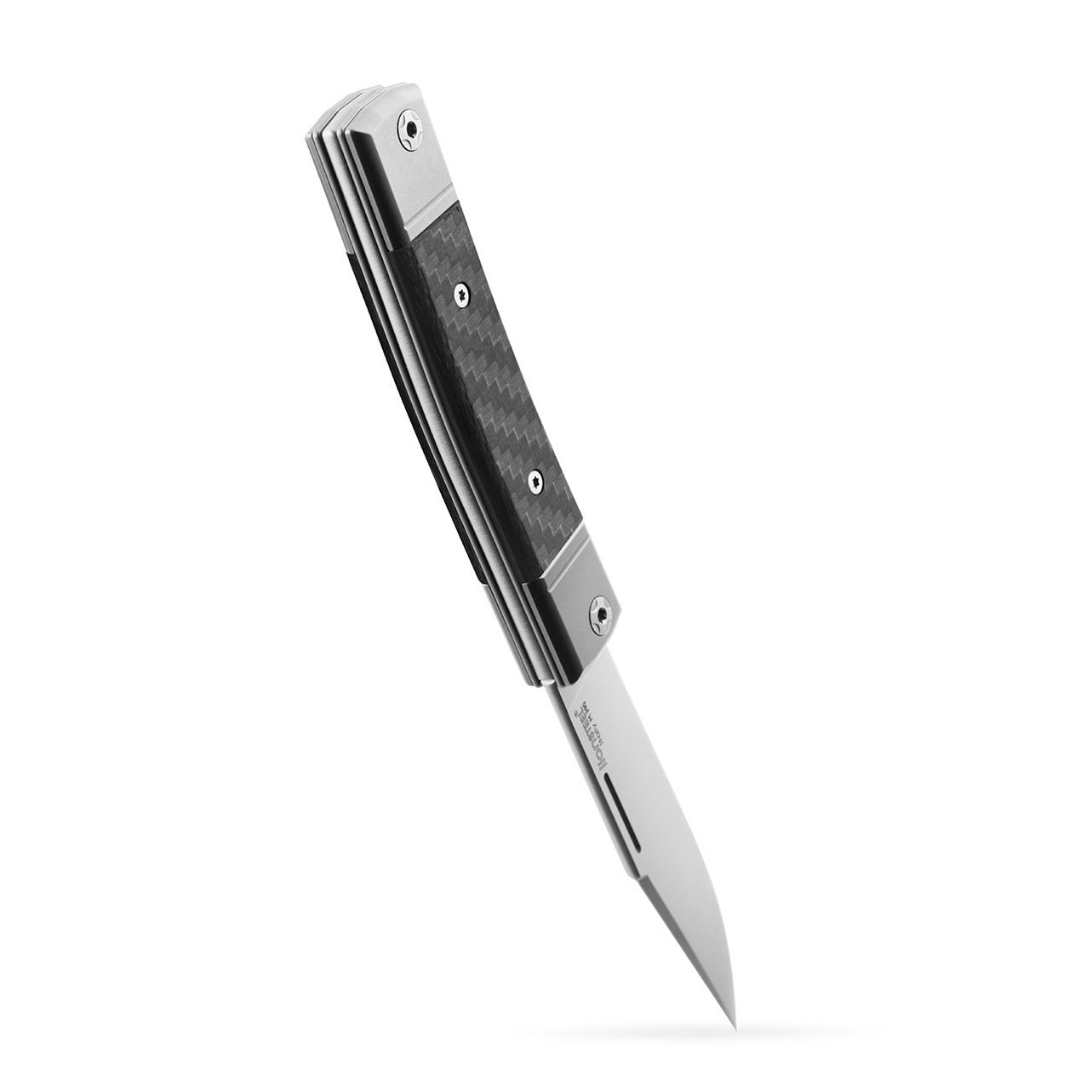 Складной нож LionSteel BestMan Clip, сталь M390, рукоять Carbon fibre - фото 5