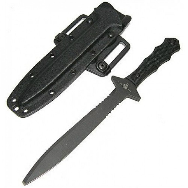 фото Нож с фиксированным клинком mod blackhawk xsf-1, сталь a2 tool steel, рукоять стеклотекстолит g-10