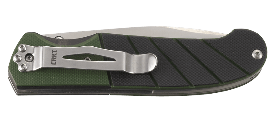 фото Полуавтоматический складной нож ignitor veff serrations™, crkt 6855, сталь 8cr14mov satin combo edge, рукоять стеклотекстолит g10