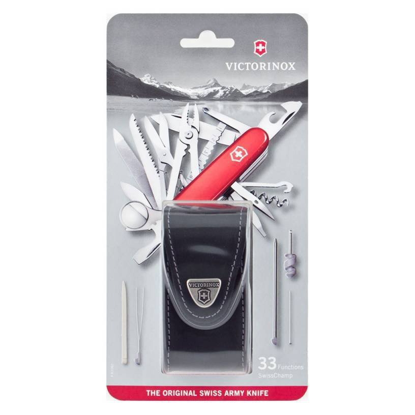 Нож перочинный Victorinox SwissChamp (1.6795.LB1) красный блистер - фото 8