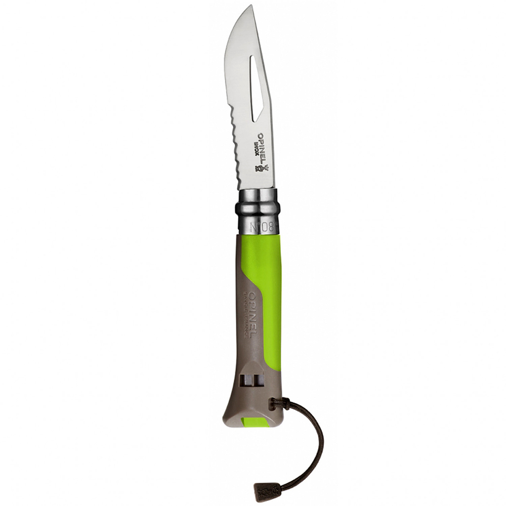 Складной Нож Opinel №8 VRI OUTDOOR EARTH, нержавеющая сталь Sandvik 12C27, зеленый, 001715 - фото 3