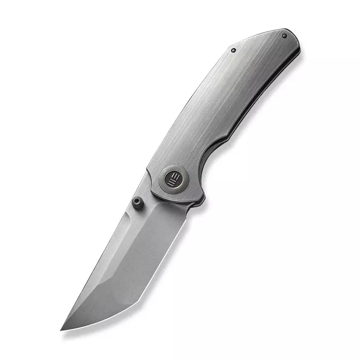 Складной нож We Knife Thug XL, сталь CPM-20CV, рукоять титан, серый складной нож zero tolerance 0990 сталь cpm 20cv рукоять carbon fiber