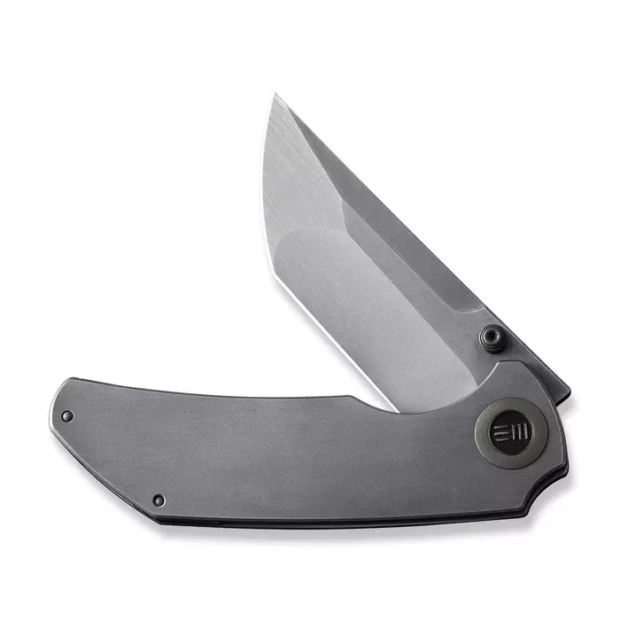 Складной нож We Knife Thug XL, сталь CPM-20CV, рукоять титан, серый + МЕРЧ В ПОДАРОК - фото 4