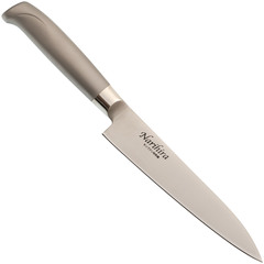 Фото Кухонный нож универсальный Tojiro Fuji Cutlery Narihira FC-60, сталь Mo-V, рукоять нержавеющая сталь, серебристый